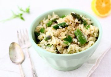 Risotto med grillede grøntsager