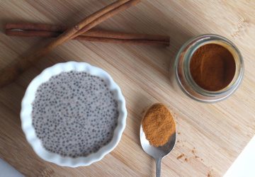 Raw kanel chia-budding