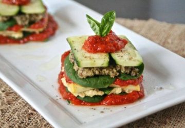 Raw lasagne