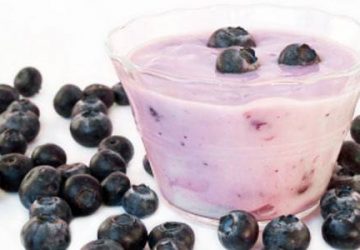 Blåbær yoghurt