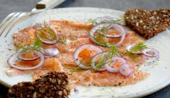 Carpaccio laks Carpaccio laks