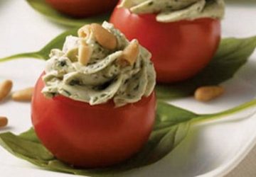 Tomater med pestofyld