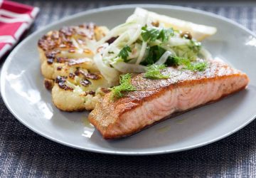 Laks med blomkål