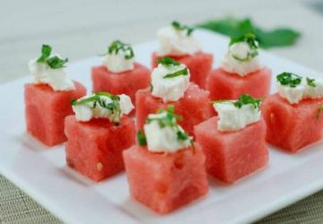 Vandmelon med feta