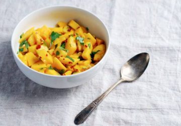 Mangosalat med ingefær