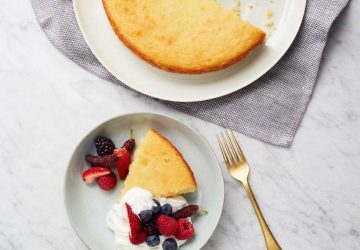 Citron yoghurt kage (Glutenfri)