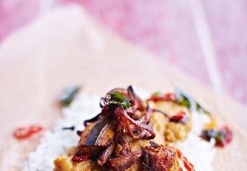 Aubergine Dhal & chapati