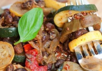 Sort bønne ratatouille