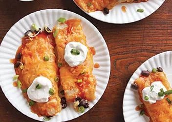 sort bønne enchiladas