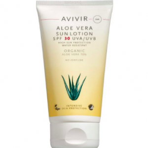AVIVIR Aloe Vera Sun Lotion SPF 30 150 ml 144,94 kr. købes i følgende butikker: Helsekost, matas & apoteket 