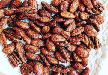 Brændte mandler med vanilje og kanel